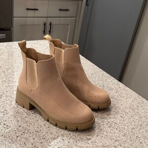 Kids Tan Chelsea Boots